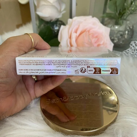 CHARLOTTE TILBURY GLOWGASM FACE PALETTE 4 SKIN & EYE GILDING HIGHLIGHTERS